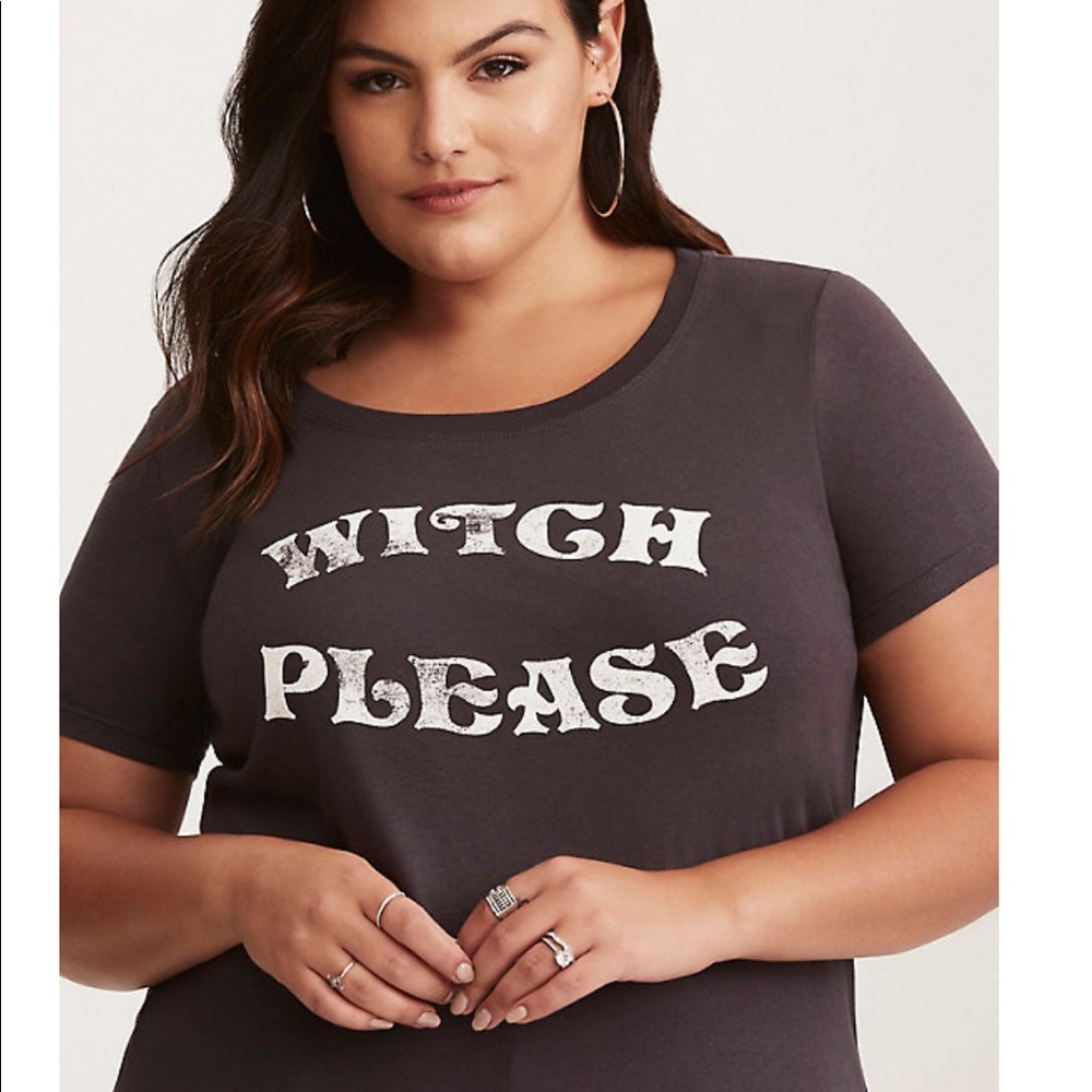 Torrid witch please crew neck tee